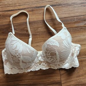 Aerie lace white bra
